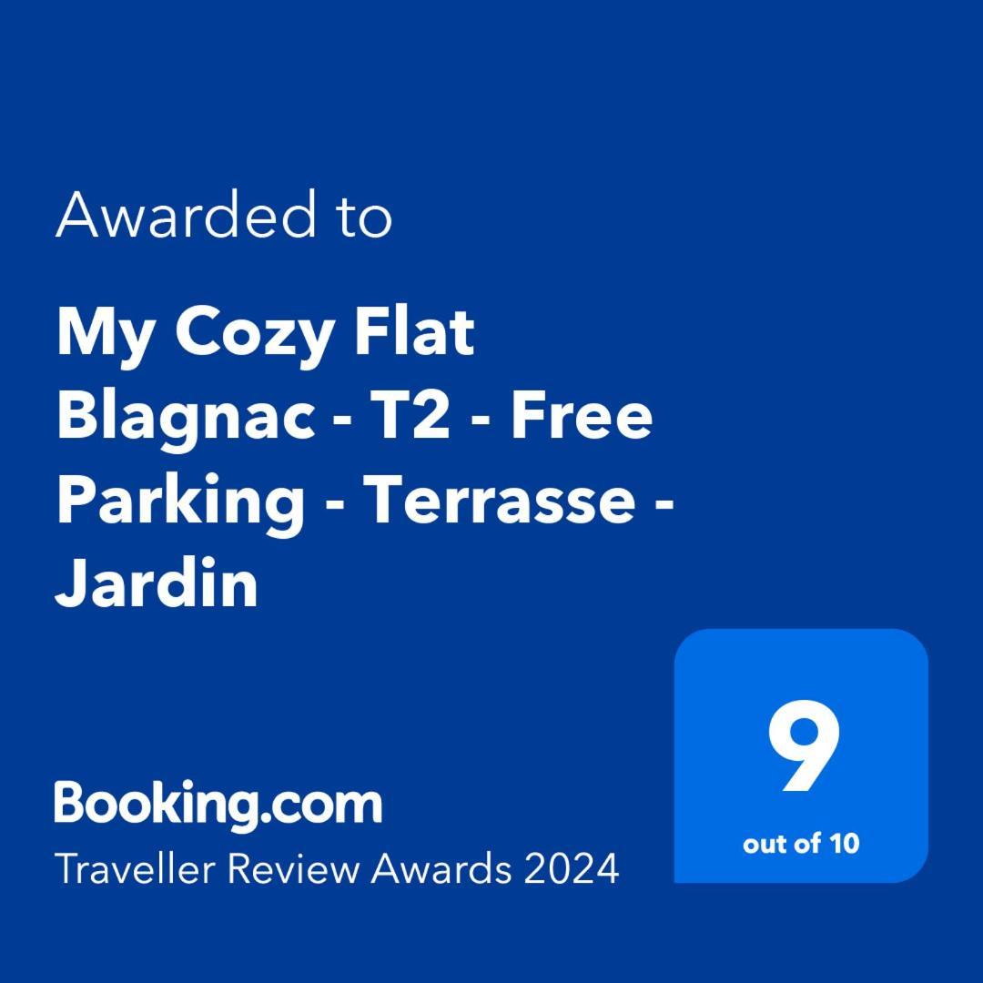 My Cozy Flat Blagnac - T2 - Free Parking - Terrasse - Jardin 아파트 외부 사진